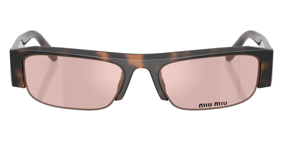 Miu Miu MU B07S 23A91C 51 - Havana Mauve / Pink Mirrored Gold #id:mub07s23a91c_s:100100