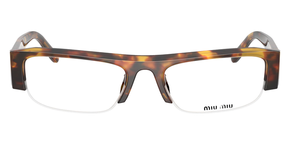 Miu Miu MU B07SF 14L08N 54 - Honey Havana / Clear Blue-Violet Light Filter #id:mub07sf14l08n_s:100100