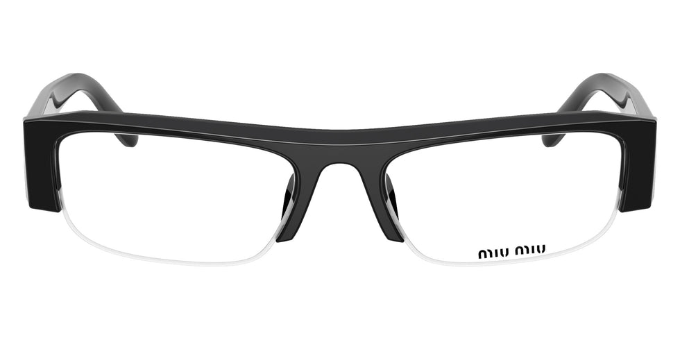 Miu Miu MU B07SF 16K08N 54 - Black / Clear Blue-Violet Light Filter #id:mub07sf16k08n_s:104100
