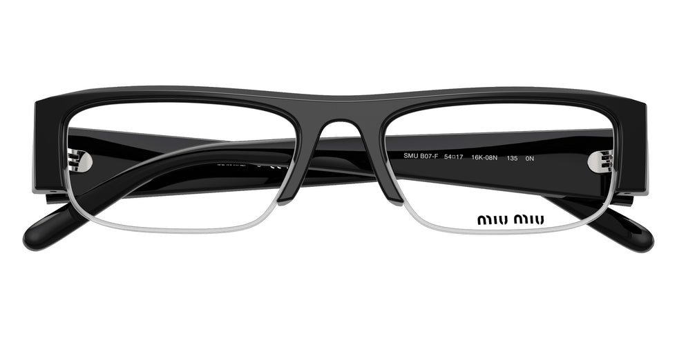 Miu Miu MU B07SF 16K08N 54 - Black / Clear Blue-Violet Light Filter #id:mub07sf16k08n_s:104120