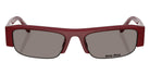 Miu Miu MU B07SF 21I80Q 54 - Opaline Burgundy / Dark Gray #id:mub07sf21i80q_s:106100