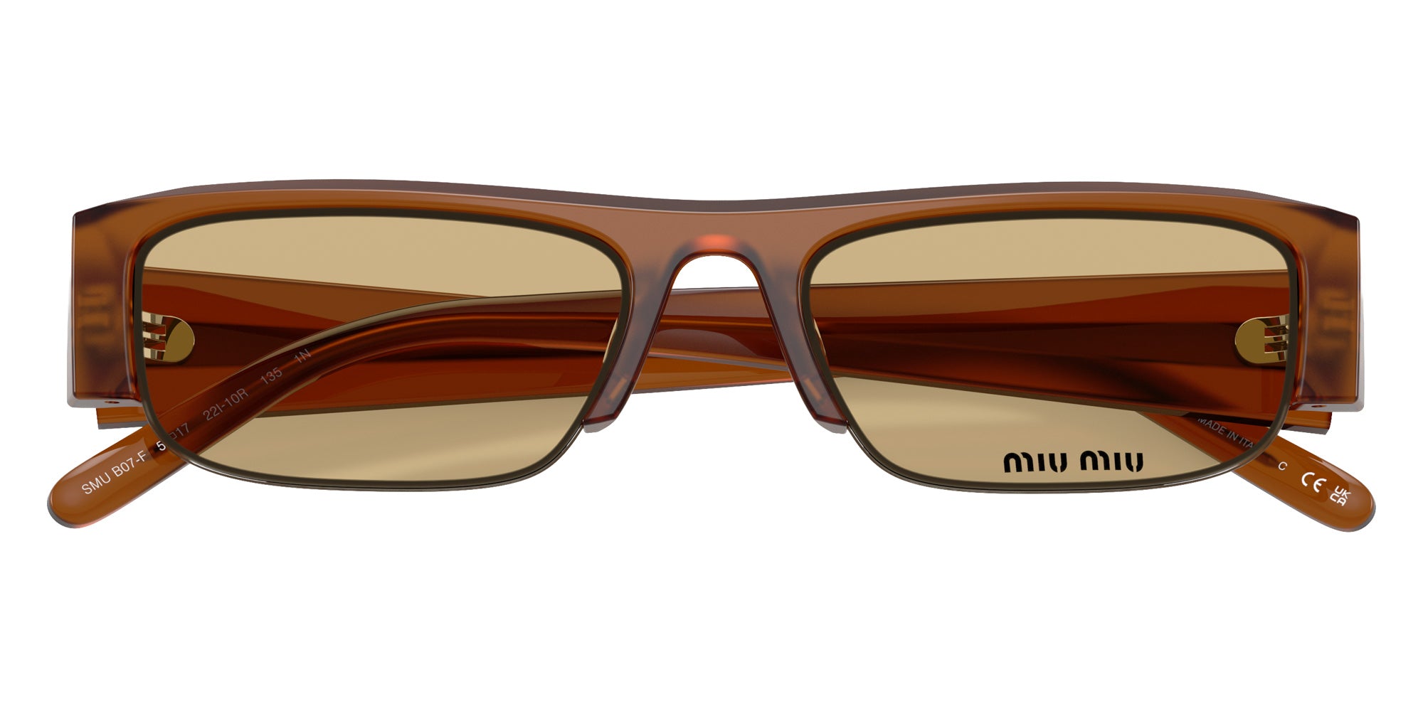 Miu Miu MU B07SF 22I10R 54 - Opaline Amber #id:mub07sf22i10r_s:102120