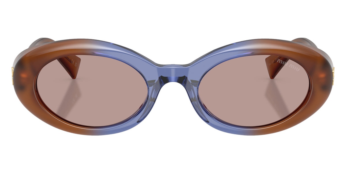 Miu Miu MU B09S 22R20I 52 - Opal Brown/Blue/Opal Brown / Light Purple Brown #id:mub09s22r20i_s:102100