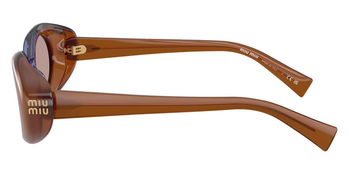 Miu Miu MU B09S 22R20I 52 - Opal Brown/Blue/Opal Brown / Light Purple Brown #id:mub09s22r20i_s:102110