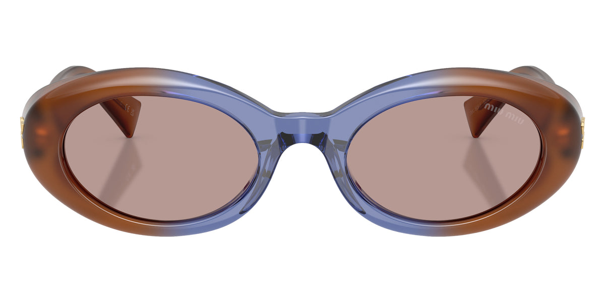 Miu Miu MU B09SF 22R20I 52 - Opal Brown/Blue/Opal Brown / Light Purple Brown #id:mub09sf22r20i_s:100100