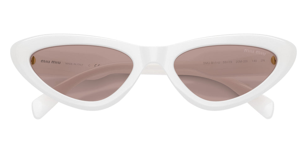 Miu Miu MU B11SU 20M20I 55 - Opal White #id:mub11su20m20i_s:104120