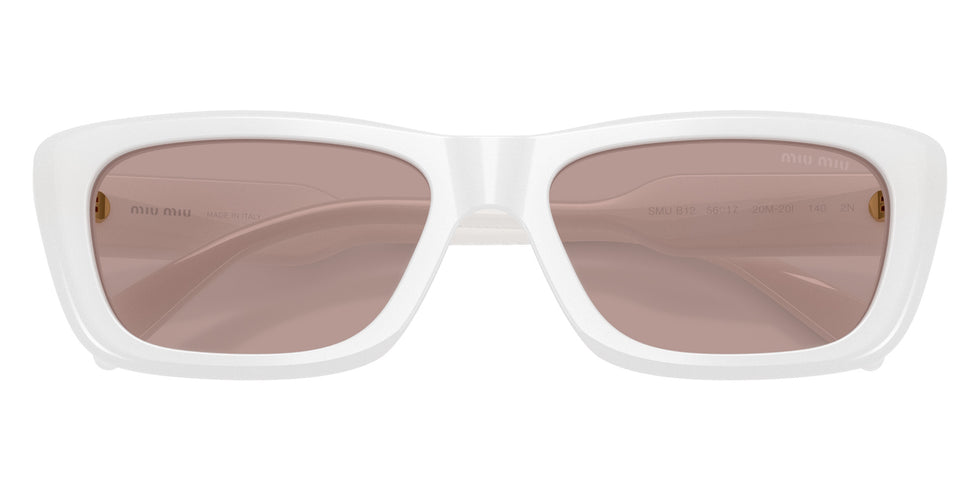 Miu Miu MU B12S 20M20I 56 - Opal White #id:mub12s20m20i_s:104120