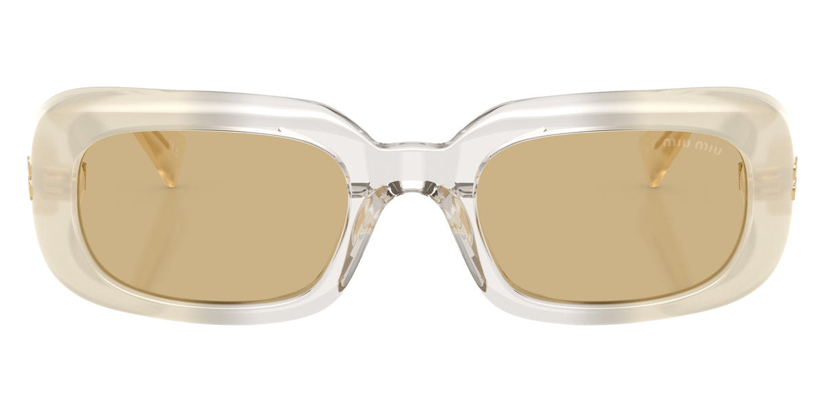 Miu Miu MU B13S 21R10R 52 - Opal Milk/Gray/Opal Milk / Yellow #id:mub13s21r10r_s:100100