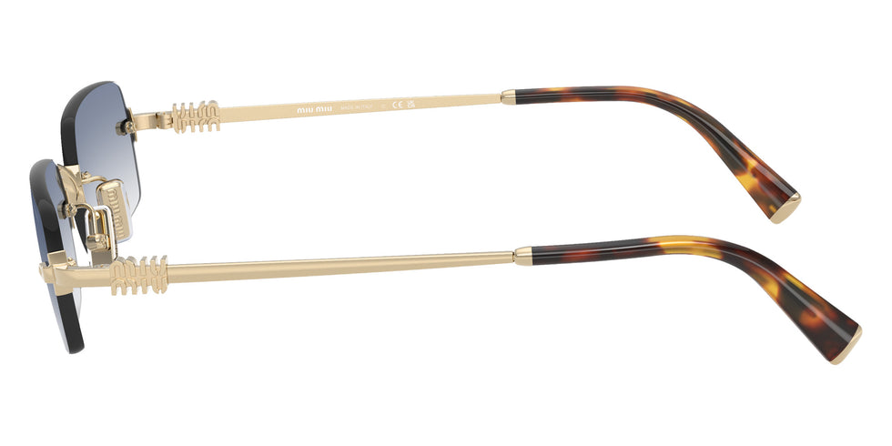 Miu Miu MU B50S ZVN80O 52 - Pale Gold / Clear Gradient Light Blue #id:mub50szvn80o_s:104110