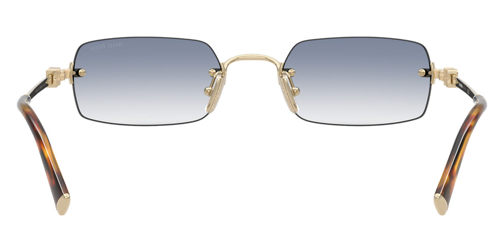 Miu Miu MU B50S ZVN80O 52 - Pale Gold / Clear Gradient Light Blue #id:mub50szvn80o_s:104115
