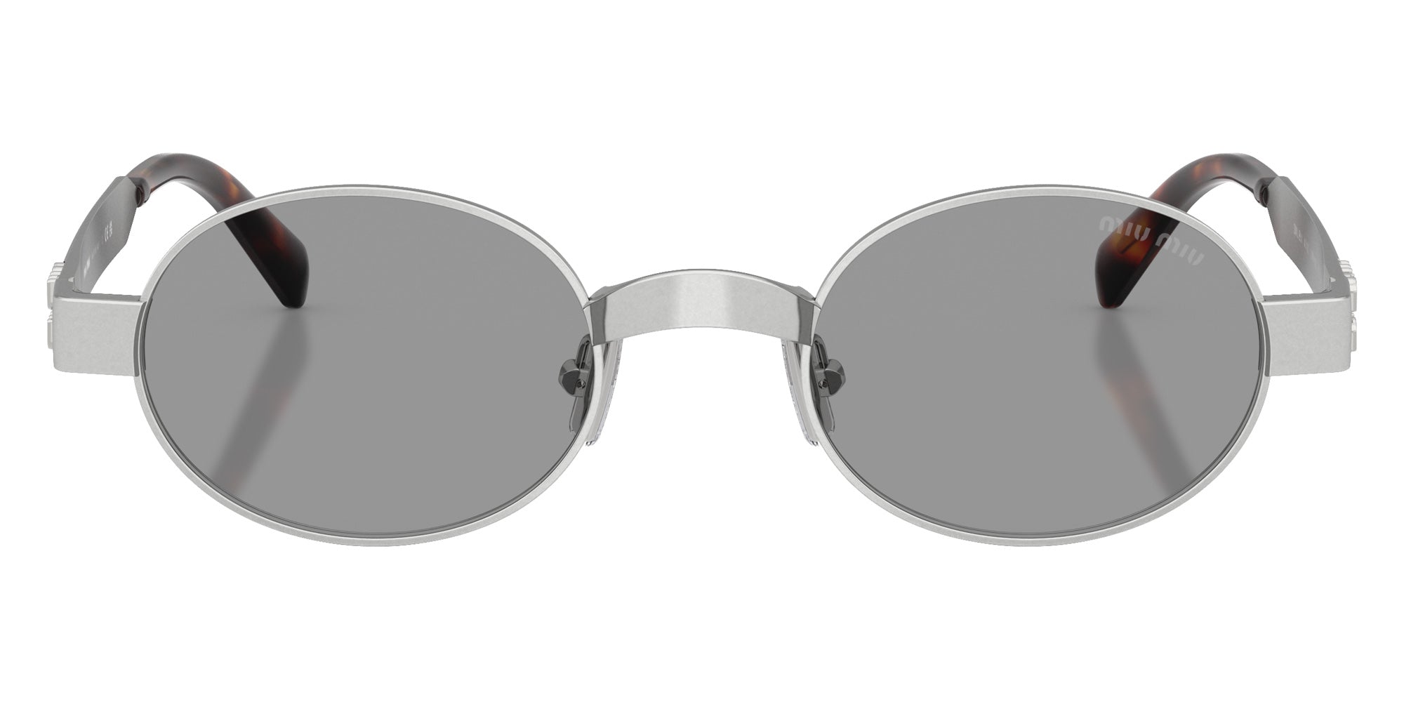Miu Miu MU B51S Oval Sunglasses | EyeOns.com