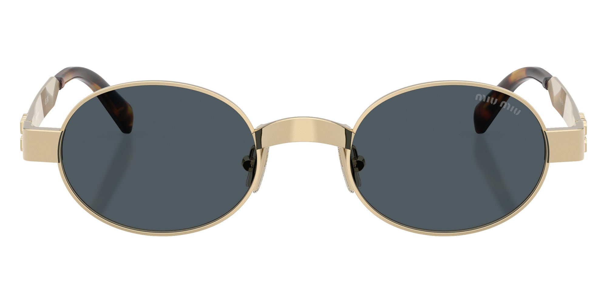 Miu Miu MU B51S Oval Sunglasses | EyeOns.com
