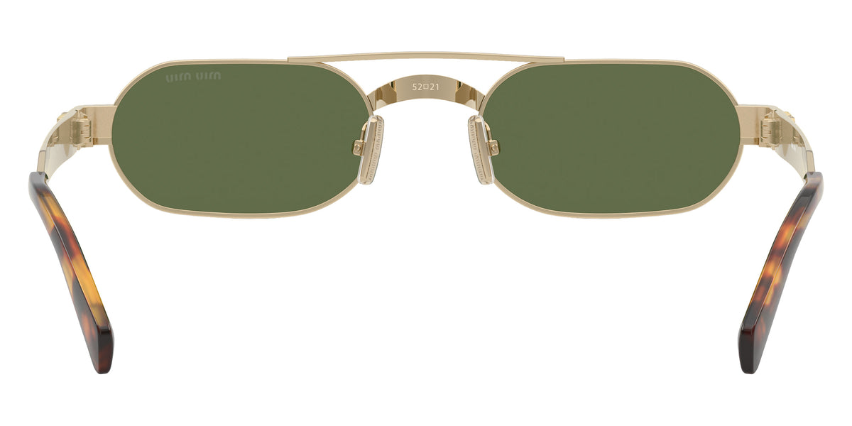 Miu Miu MU B52S ZVN71A 52 - Pale Gold / Dark Green #id:mub52szvn71a_s:100115