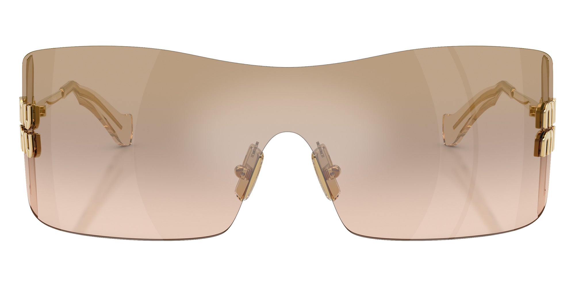 Miu Miu MU B53S Rectangle Sunglasses | EyeOns.com