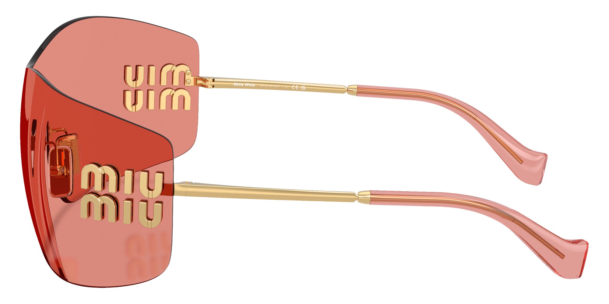 Miu Miu MU B53S 5AK20Y 144 - Gold #id:mub53s5ak20y_s:106110