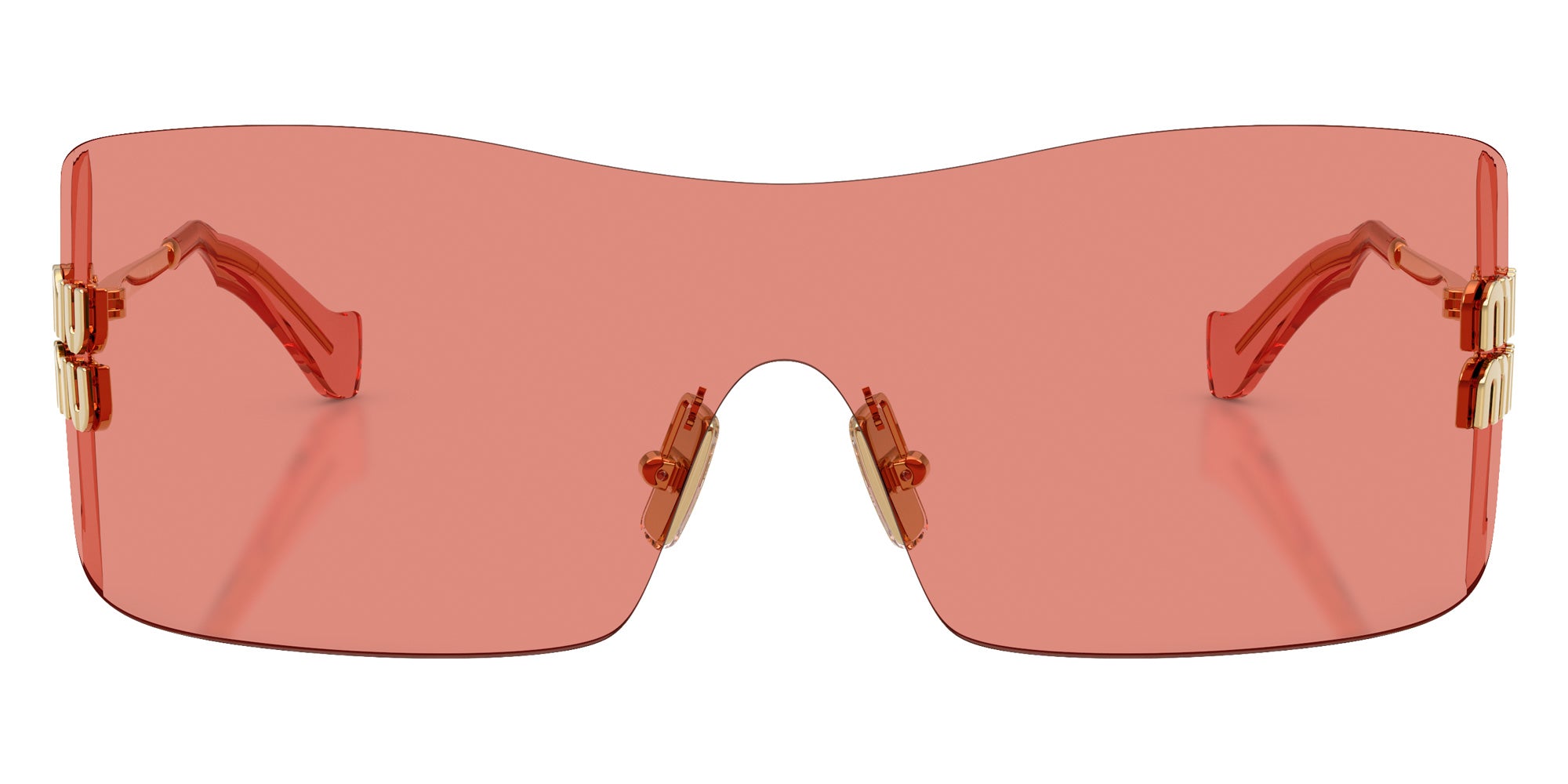 Miu Miu MU B53S Rectangle Sunglasses | EyeOns.com