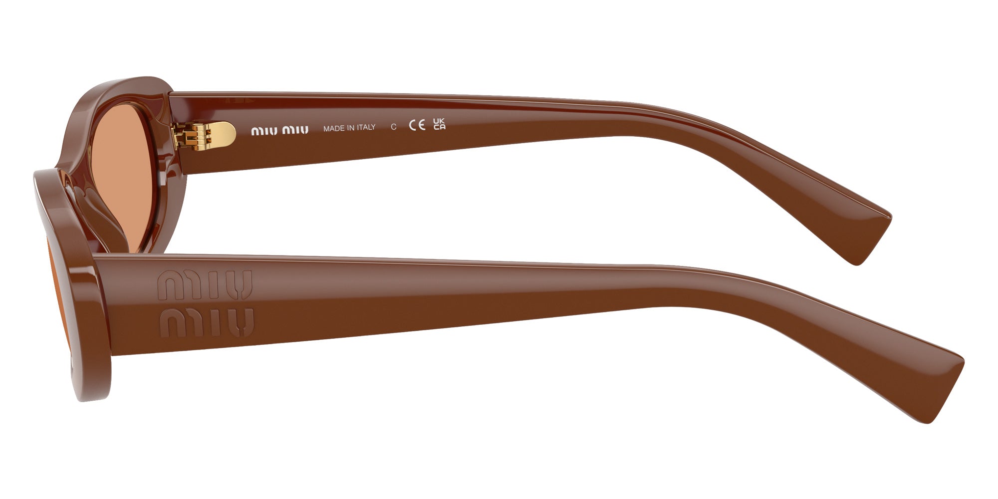 Miu Miu MU C02S Oval Sunglasses | EyeOns.com