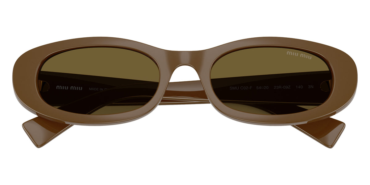 Miu Miu MU C02SF 23R09Z 54 - Military Green / Dark Brown #id:muc02sf23r09z_s:102120
