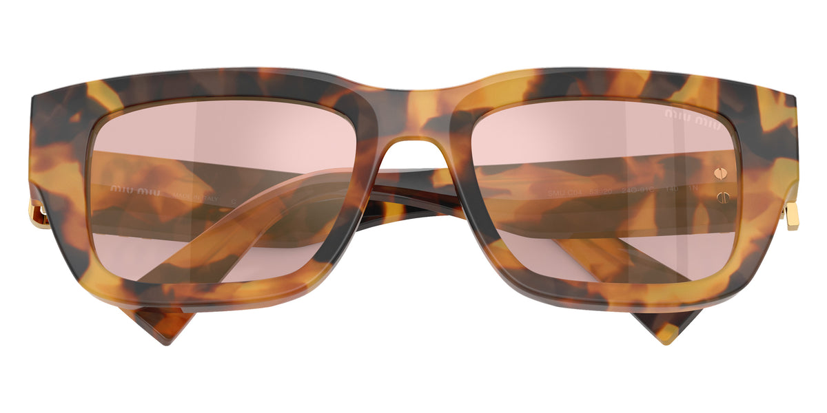 Miu Miu MU C04S 24Q91C 53 - Havana / Pink Mirrored Gold #id:muc04s24q91c_s:106120