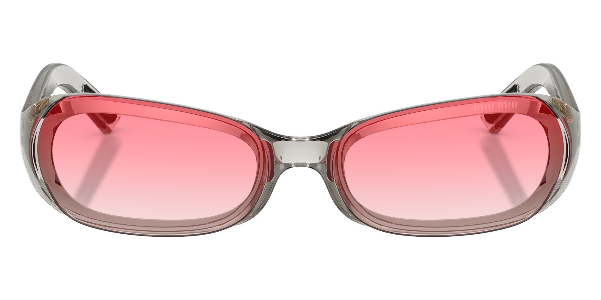 Miu Miu MU C07SU Rectangle Sunglasses | EyeOns.com