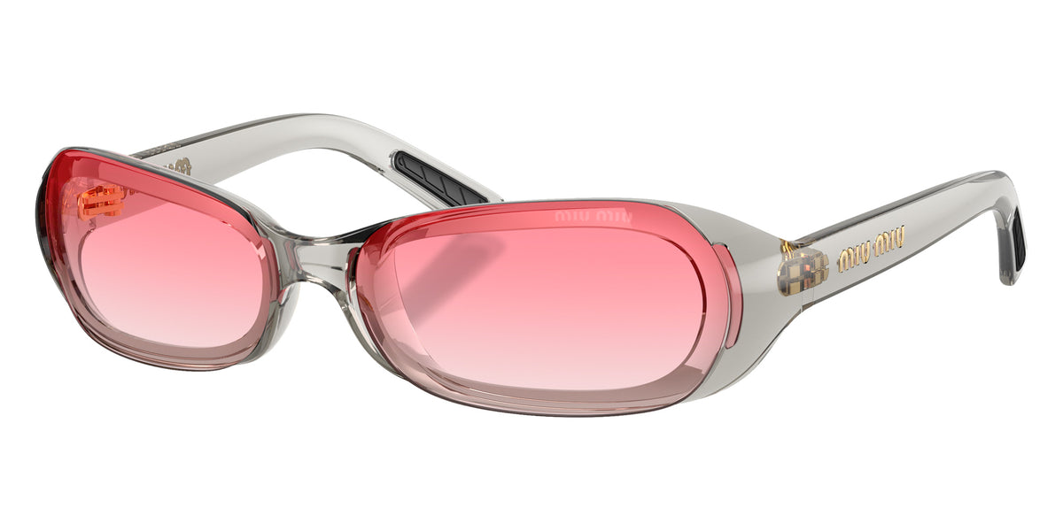 Miu Miu MU C07SU 22T81E 62 - Transparent Gray / Gradient Pink #id:muc07su22t81e_s:100105