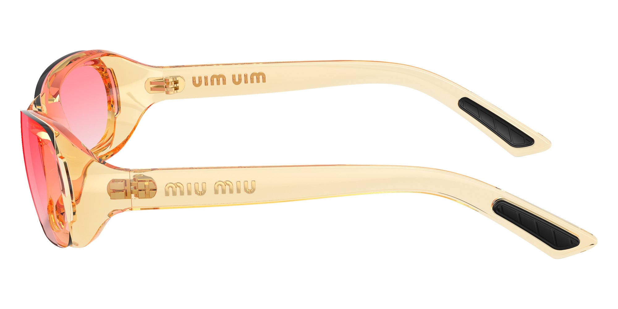 Miu Miu MU C07SU Rectangle Sunglasses | EyeOns.com