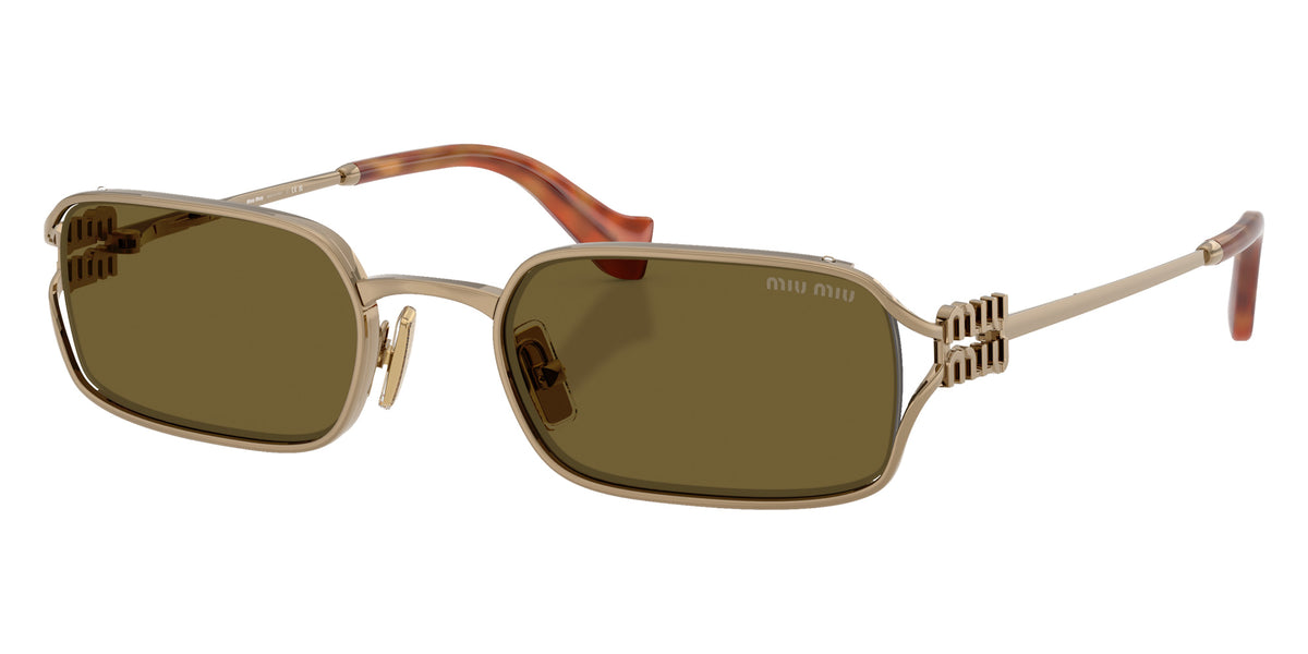 Miu Miu MU C50S 7OE09Z 52 - Old Gold / Dark Brown #id:muc50s7oe09z_s:102105