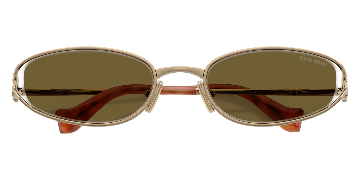 Miu Miu MU C51S 7OE09Z 54 - Old Gold / Dark Brown #id:muc51s7oe09z_s:100120