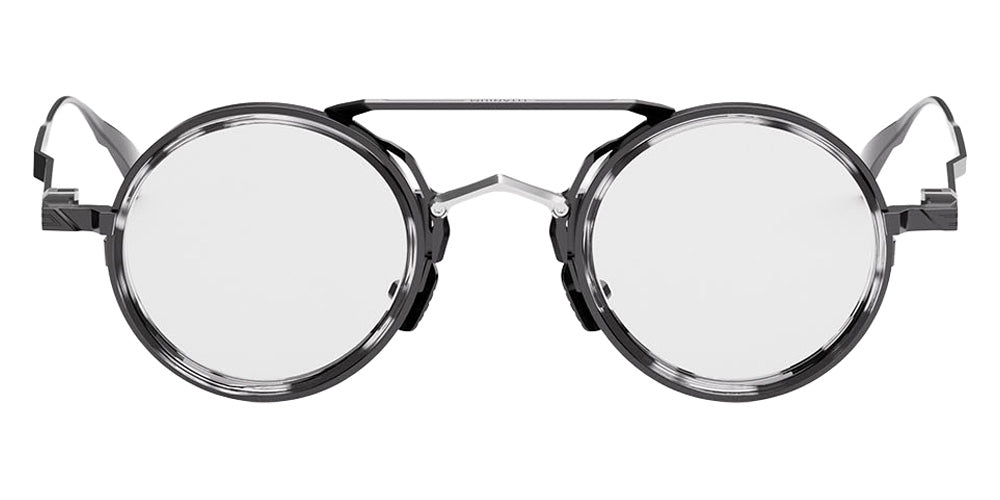 Movitra Nexus 07 43 - Shiny Gun Metal & Black Havana #id:mvtnexus07shinygunmetalblackhavana_s:102100