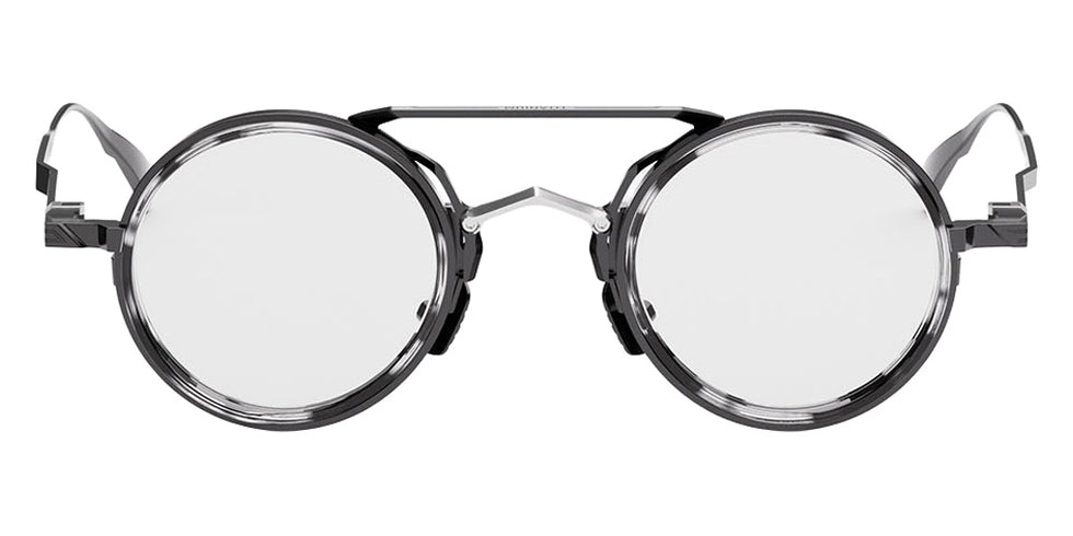 Movitra Nexus 07 43 - Shiny Gun Metal & Black Havana #id:mvtnexus07shinygunmetalblackhavana_s:102100
