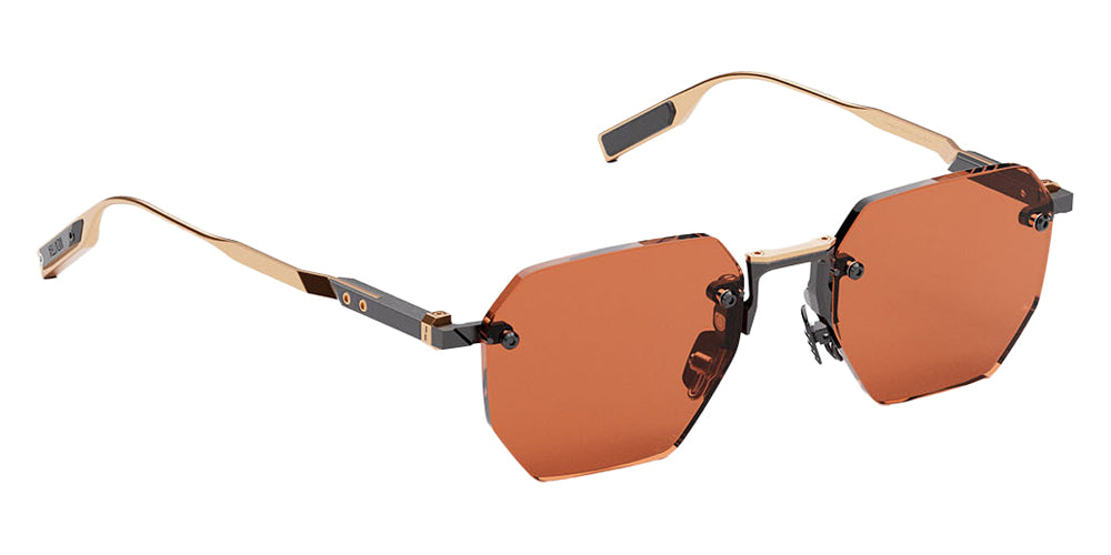 Movitra Sine 01 Sun 52 - Brushed Antique Gun Metal & Polished Light Gold Metal #id:mvtsine01sunbrushedantiquegunmetalpolishedlightgoldmetal_s:102105