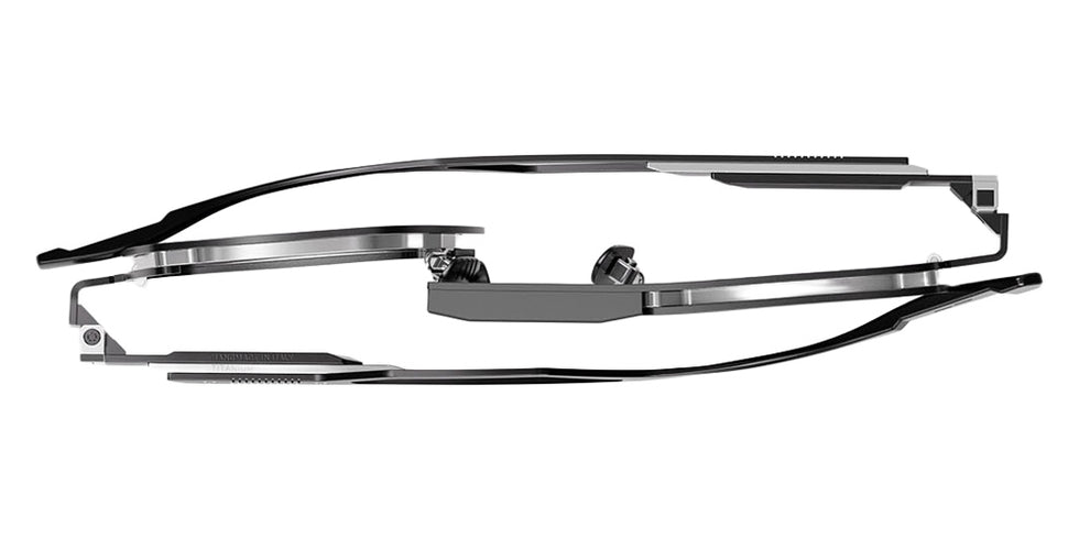 Movitra Trinitas 05 48 - Matte Gun Metal & Shiny Silver #id:mvttrinitas05mattegunmetalshinysilver_s:100110