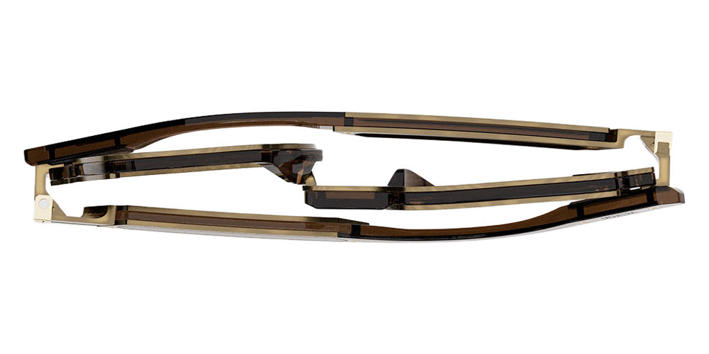 Movitra Triplex 02 49 - Shiny Antique Gun Metal & Crystal Brown #id:mvttriplex02shinyantiquegunmetalcrystalbrown_s:104110