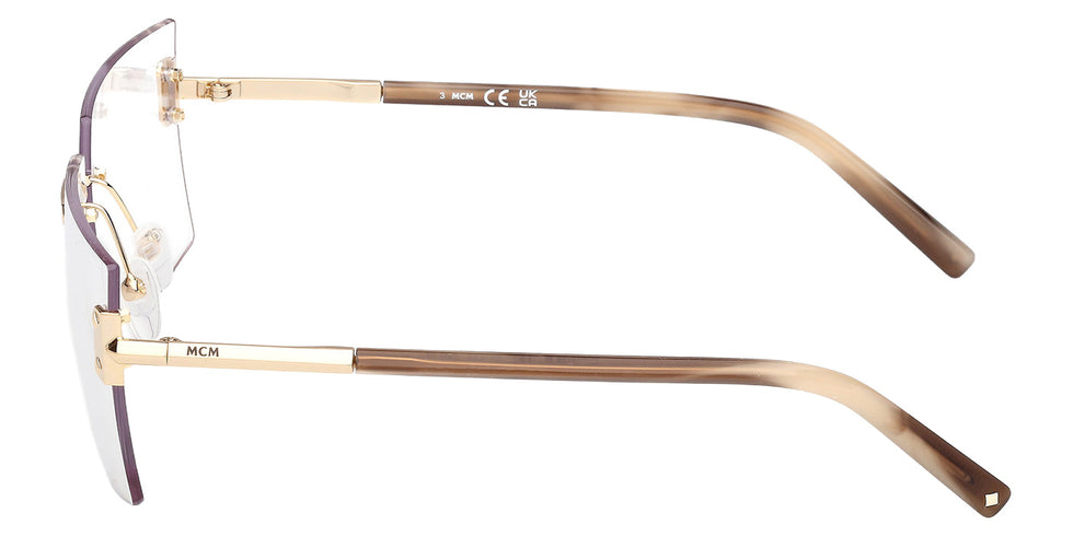 MCM MW0028-H 32C 62 - Shiny Pale Gold / Smoke Mirrored #id:mw0028h32c_s:104110