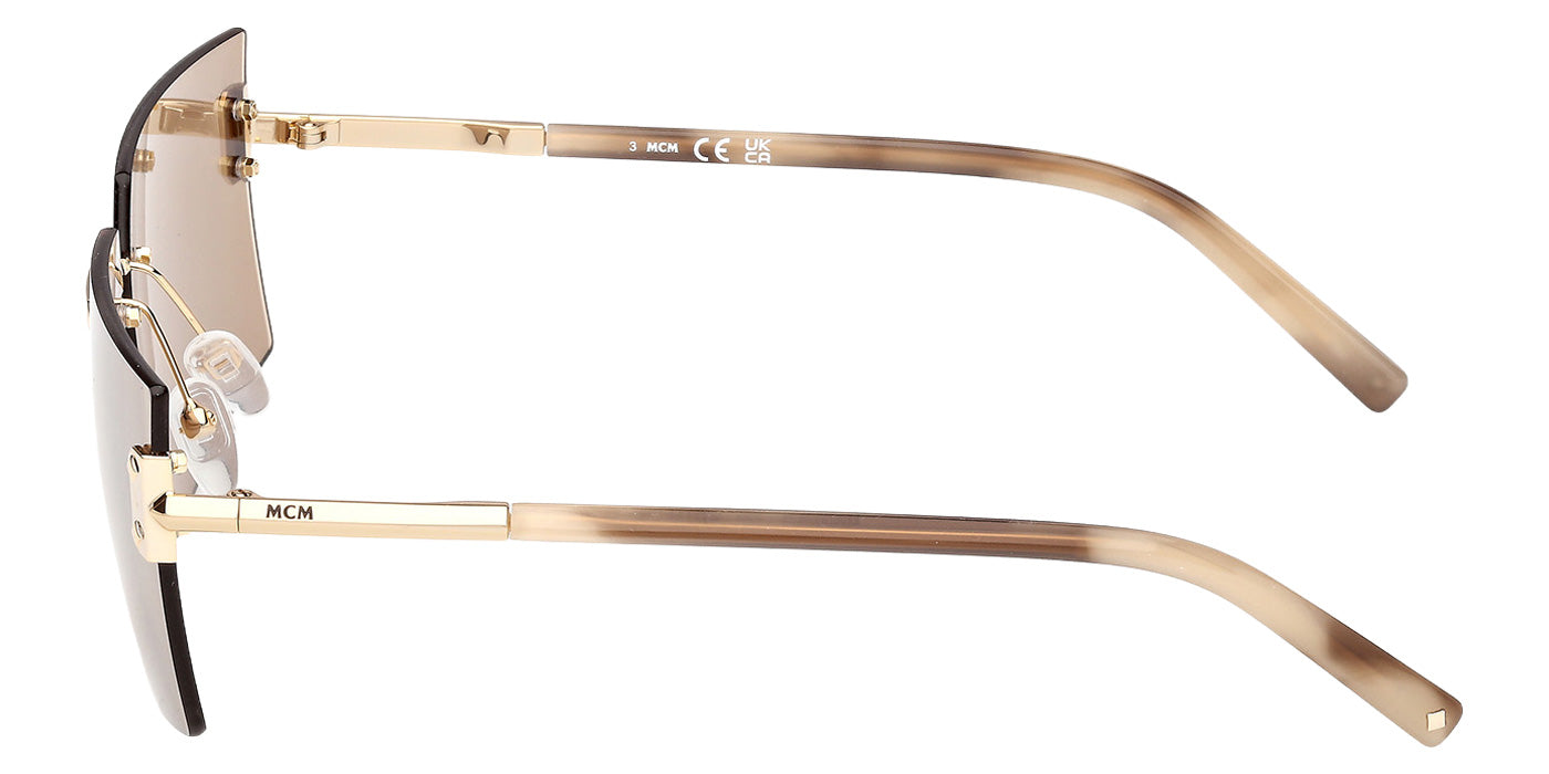 MCM MW0028-H 32G 62 - Shiny Pale Gold / Brown Mirrored #id:mw0028h32g_s:106110