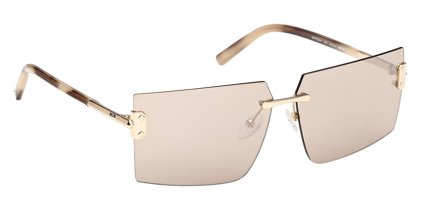 MCM MW0028-H 32G 62 - Shiny Pale Gold / Brown Mirrored #id:mw0028h32g_s:106135