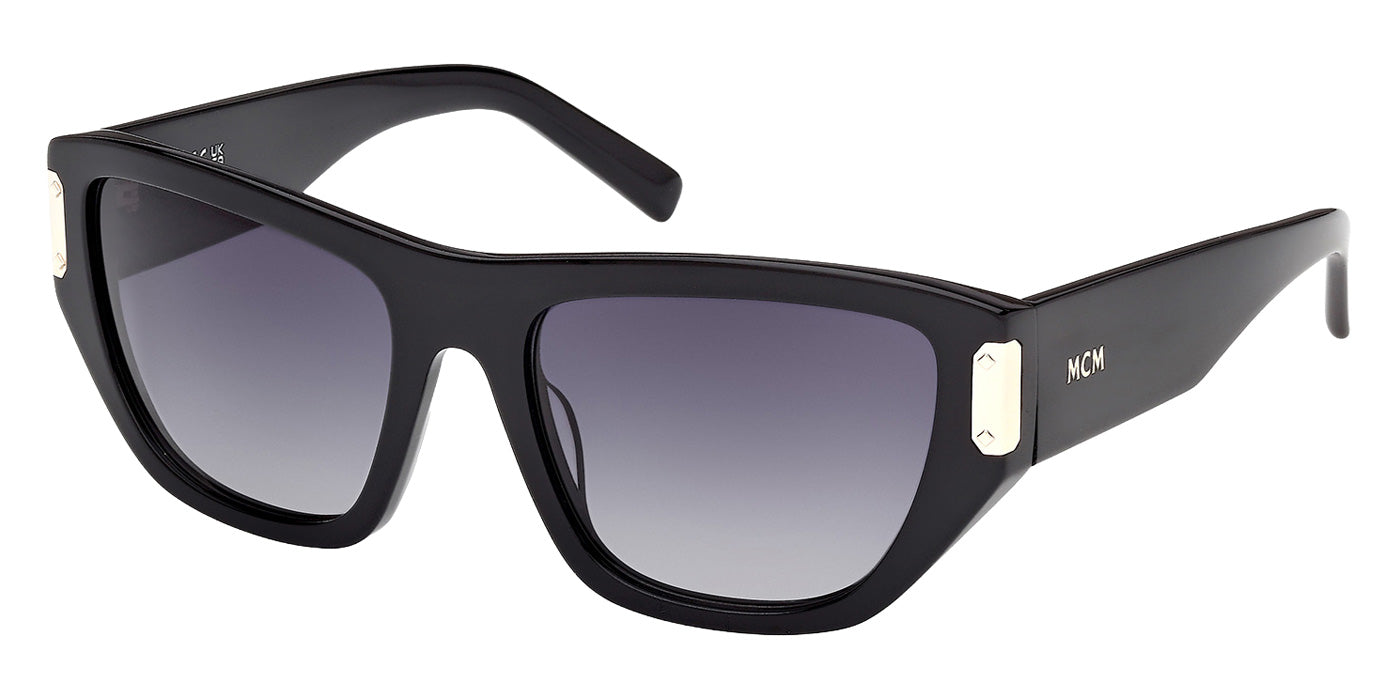 MCM MW0031 01B 55 - Shiny Black / Gradient Smoke #id:mw003101b_s:100105