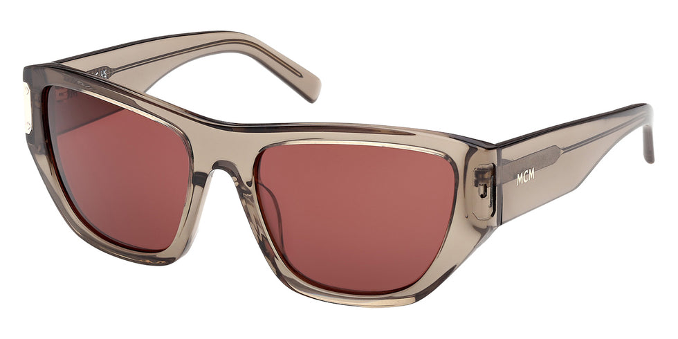 MCM MW0031 57S 55 - Shiny Beige / Bordeaux #id:mw003157s_s:106105