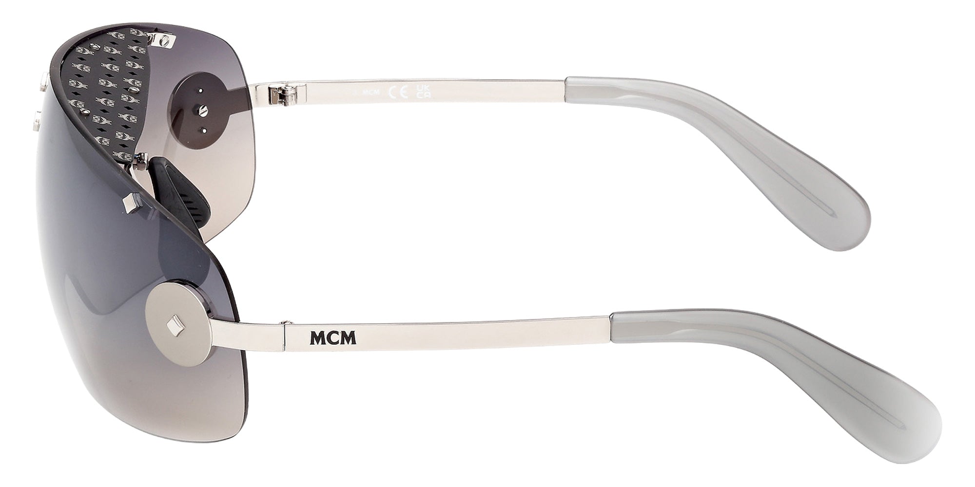 MCM MW0038-H 16C 150 - Shiny Palladium / Smoke Mirrored 16C #id:mw0038h16c_s:100110