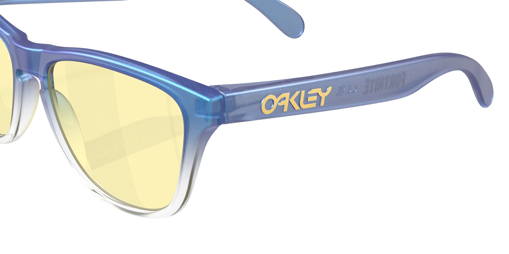 OAKLEY OJ9006 Oakley X Fortnite��� Frogskins��� XS (Youth Fit) 900642 53 - Matte Cyan/Blue/Clear Shift Fade / Prizm Gaming��� 2.0 Mirrored #id:oj9006900642_s:100130