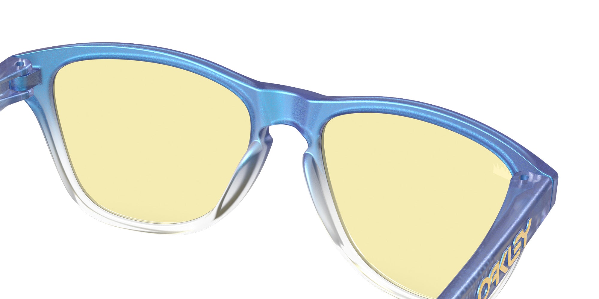 OAKLEY OJ9006 Oakley X Fortnite��� Frogskins��� XS (Youth Fit) 900642 53 - Matte Cyan/Blue/Clear Shift Fade / Prizm Gaming��� 2.0 Mirrored #id:oj9006900642_s:100135