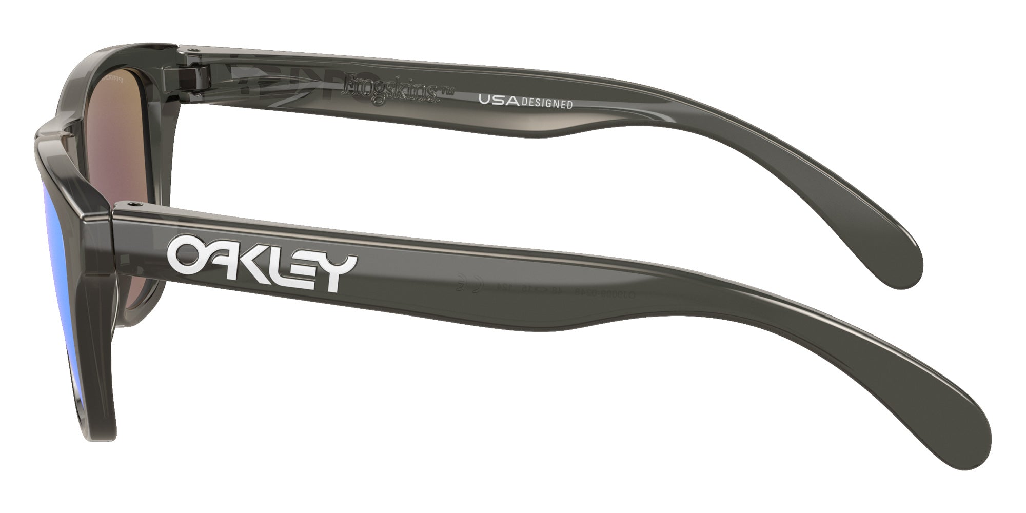 OAKLEY OJ9009 Frogskins��� XXS (Youth Fit) 900902 48 - Gray Smoke / Prizm Sapphire Mirrored #id:oj9009900902_s:100110