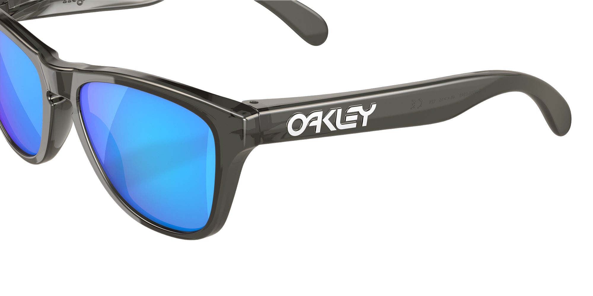 OAKLEY OJ9009 Frogskins��� XXS (Youth Fit) 900902 48 - Gray Smoke / Prizm Sapphire Mirrored #id:oj9009900902_s:100130
