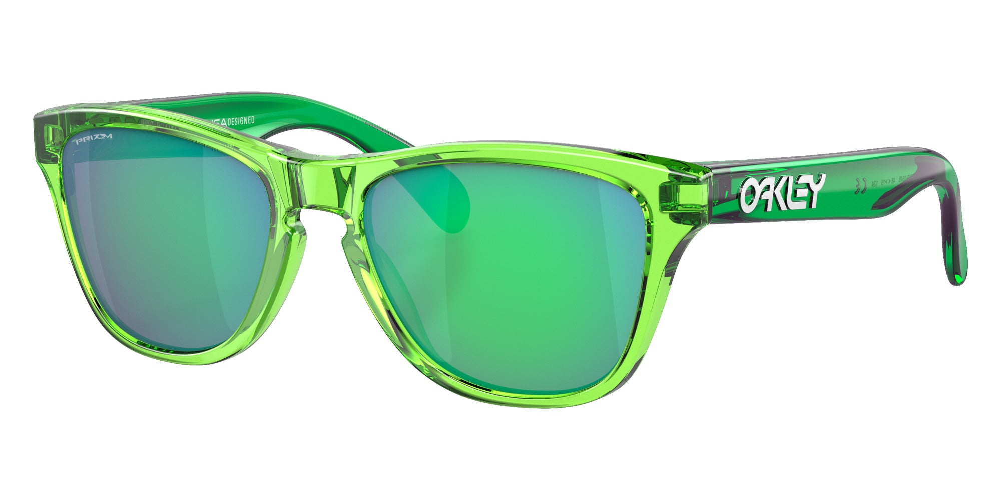 OAKLEY OJ9009 Frogskins��� XXS (Youth Fit) 900905 48 - Acid Green / Prizm Jade Mirrored #id:oj9009900905_s:106105