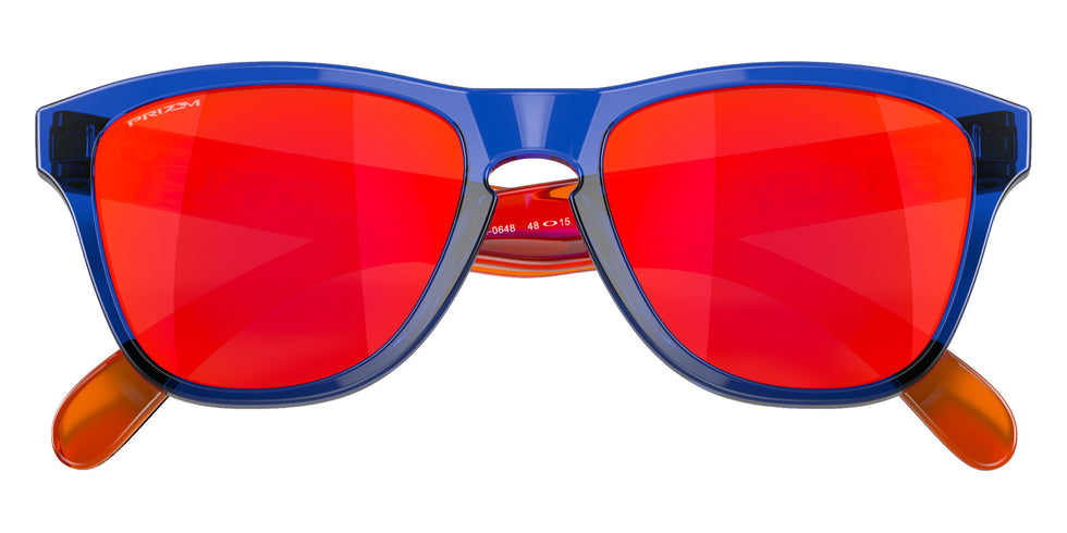 OAKLEY OJ9009 Frogskins��� XXS (Youth Fit) 900906 48 - Crystal Blue / Prizm Ruby Mirrored #id:oj9009900906_s:108120