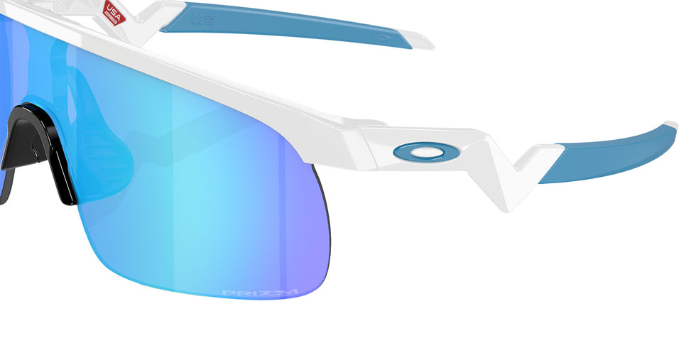OAKLEY OJ9010 Resistor (Youth Fit) 901007 123 - Polished White / Prizm Sapphire Mirrored #id:oj9010901007_s:106130