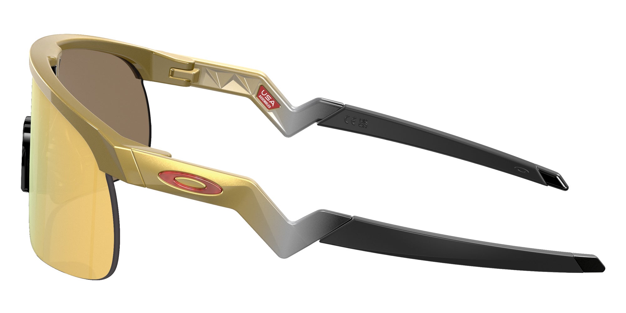 OAKLEY OJ9010 Resistor (Youth Fit) Patrick Mahomes II 901008 123 - Olympic Gold / Prizm 24K Mirrored #id:oj9010901008_s:100110