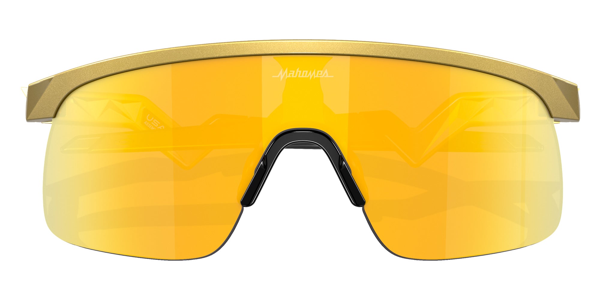 OAKLEY OJ9010 Resistor (Youth Fit) Patrick Mahomes II 901008 123 - Olympic Gold / Prizm 24K Mirrored #id:oj9010901008_s:100120