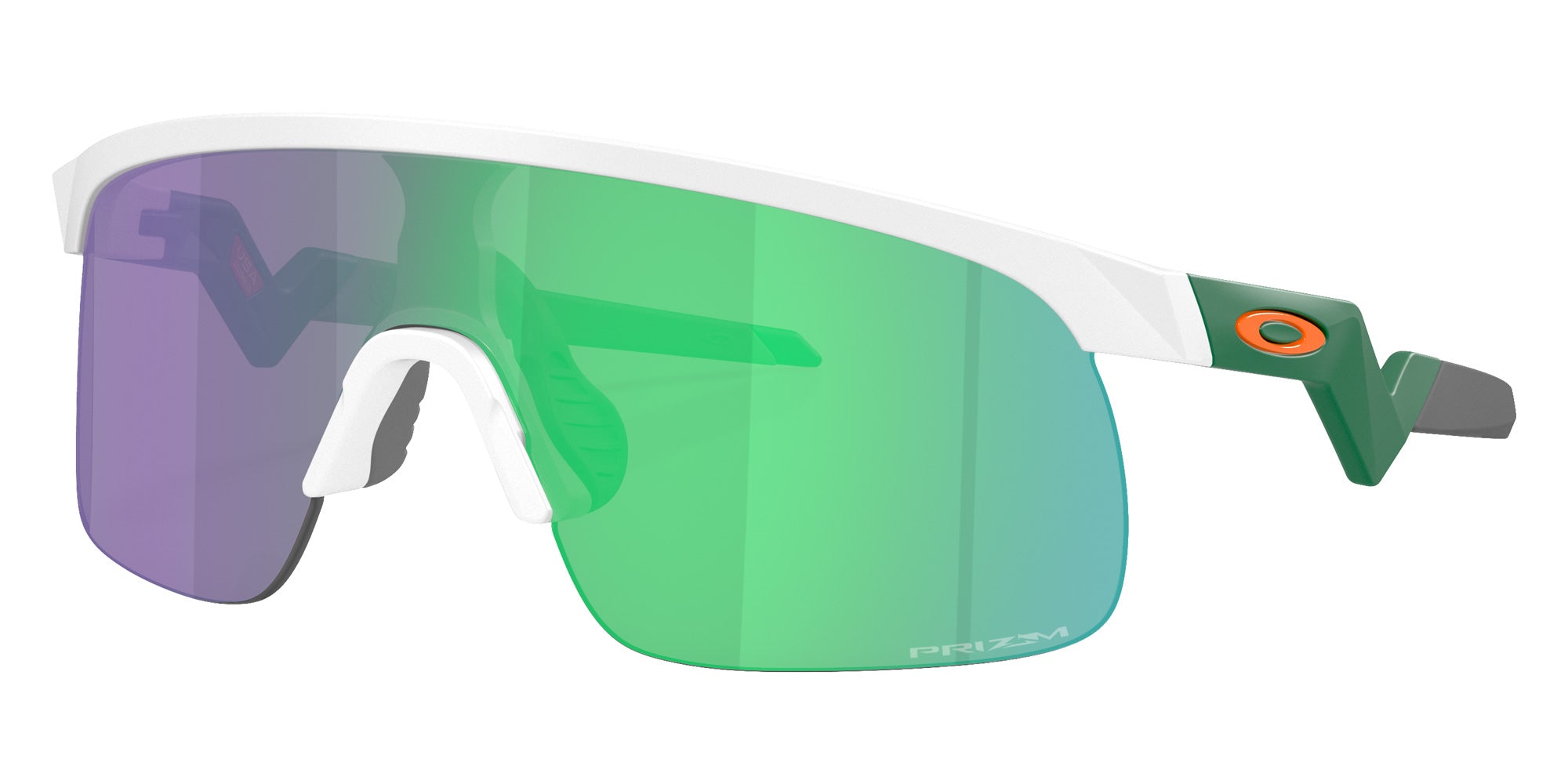 OAKLEY OJ9010 Resistor (Youth Fit) 901033 123 - Matte White / Prizm Jade Mirrored #id:oj9010901033_s:116105