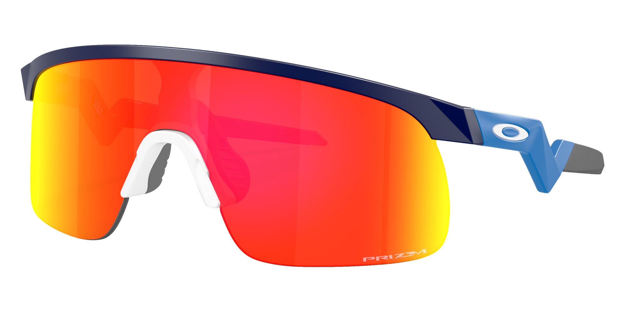 OAKLEY OJ9010 Resistor (Youth Fit) 901034 123 - Matte Navy / Prizm Ruby Mirrored #id:oj9010901034_s:118105